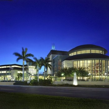 Kravis Center for the Performing Art is located directly across Okeechobee Blvd 
