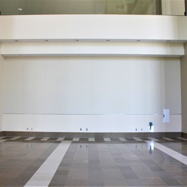 Exhibit Hall A Registration space with marble flooring located near Grand Staircase