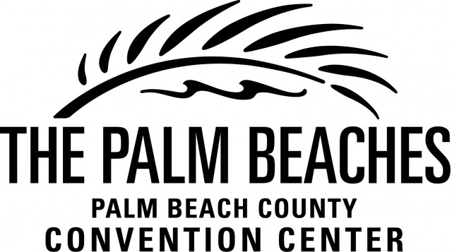 Palm Beach County Convention Center logo in black